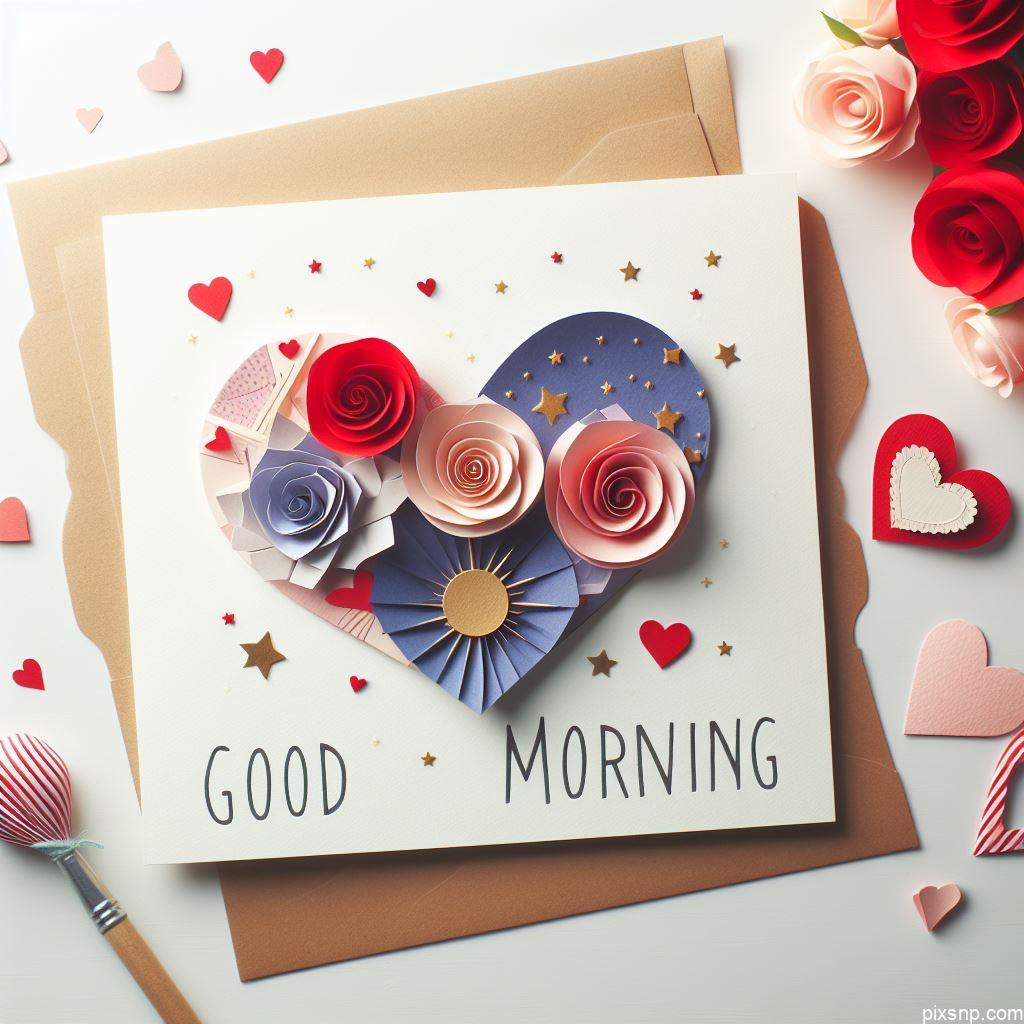 Good morning in paper art, | Good morning images good morning wishes good morning pic good morning photo good morning beautiful images