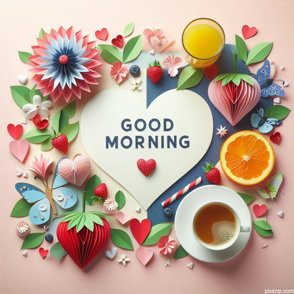 Good morning in paper art, | Good morning images good morning wishes good morning pic good morning photo good morning beautiful images