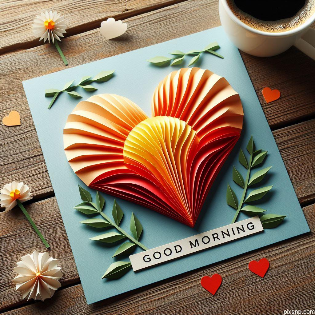 Good morning in paper art, | Good morning images good morning wishes good morning pic good morning photo good morning beautiful images